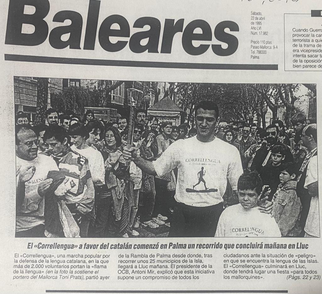 Correllengua història